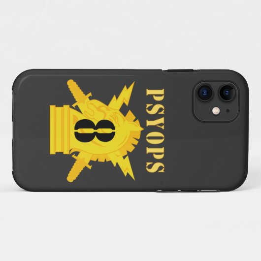 Leger - PSYOPS w Branch Insignia - 8e bataljon Case-Mate iPhone Case (Achterkant (horizontaal))