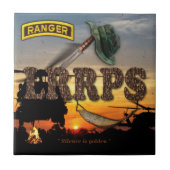 Leger Rangers LRRPS LRRP LURPS Recon Recondo Tegeltje (Voorkant)