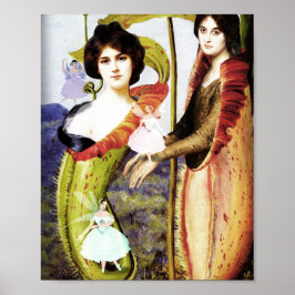 Leger, schild van feeën poster