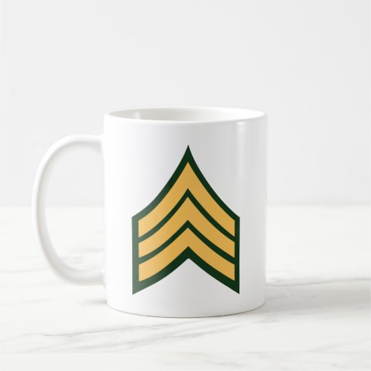 Leger - Sergeant E-5 (SGT) Koffiemok (Links)