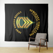 Leger - sergeant eerste klas - SFC - Combat Vetera Wandkleed (In Situ (horizontaal))