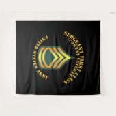 Leger - sergeant eerste klas - SFC - Combat Vetera Wandkleed (Voorkant (horizontaal))