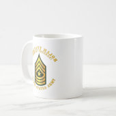 Leger - sergeant-majoor - SGM - Veteraan Combat Koffiemok (Voorkant links)