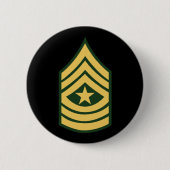 Leger - Sergeant Major E-9 (SGM) Ronde Button 5,7 Cm (Voorkant)