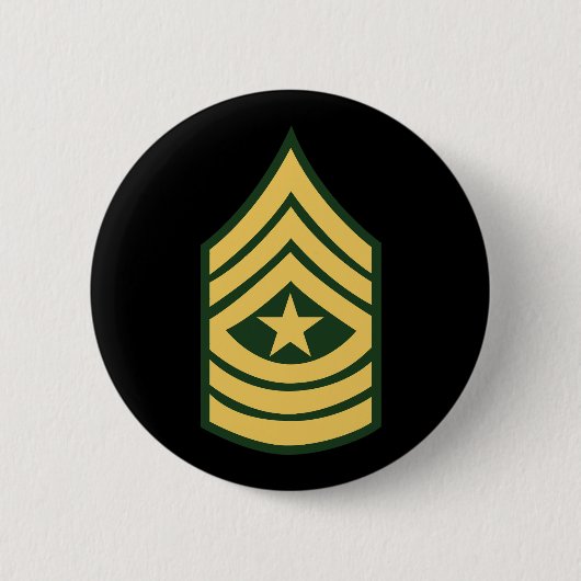 Leger - Sergeant Major E-9 (SGM) Ronde Button 5,7 Cm (Voorkant)
