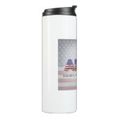 Leger "Soldaat, Veteraan, Amerikaans" Thermosbeker (Gedraaid links)