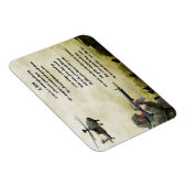 Leger Soldaat Zoon Gedicht Magnet Magneet (Rechterzijde)