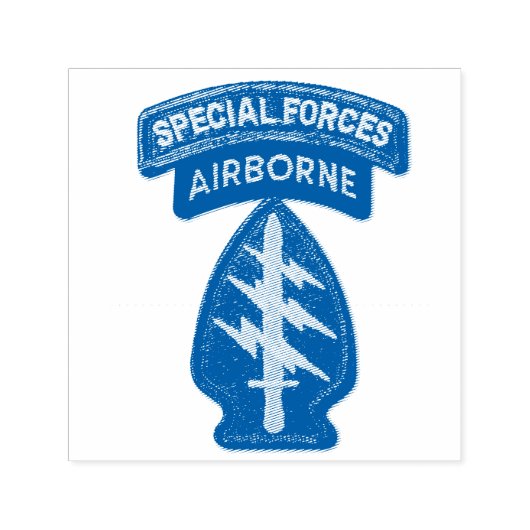 Leger Special Forces Green Berets SF SFG SOF Patch Zelfinktende Stempel (Design)