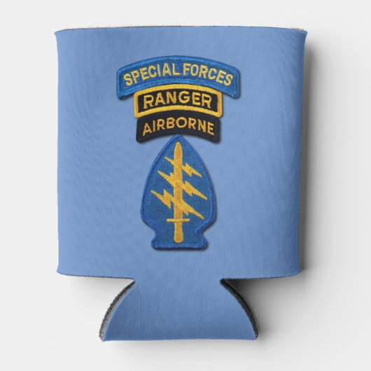 Leger Special Forces Groep Groene Baretten SFGA SF Blikjeskoeler (Voorkant)