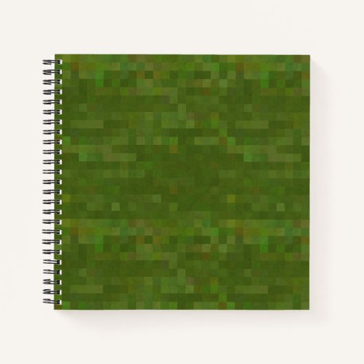 Leger Stijl Pixel Camo Notitieboek (Voorkant)