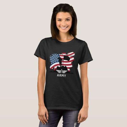 Leger T-shirt (Voorkant volledig)
