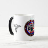 Leger tandheelkundig korps magische mok (Voorkant links)