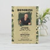 Leger Thema foto Militair Memorial Programma (Staand voorkant)