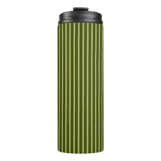Leger thema gestreept patroon thermosbeker (Voorkant)