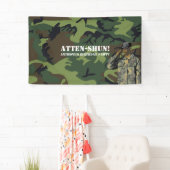 Leger thema Verjaardagsfeestje Spandoek (Insitu)