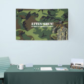 Leger thema Verjaardagsfeestje Spandoek (Beurs)