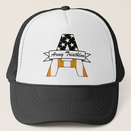 Leger Triathlon Trucker Hat Pet (Voorkant)