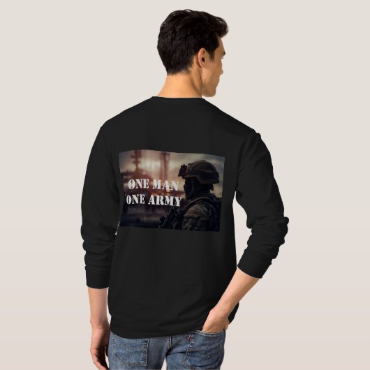 Leger Tshirt (Achterkant volledig)