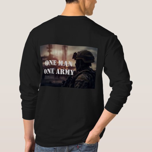 Leger Tshirt (Achterkant)