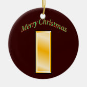 Leger Tweede Luitenant kerstversiering Keramisch Ornament (Voorkant)