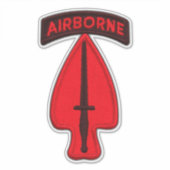 Leger USASOC Special Ops Veterans Sticker (Voorkant)