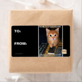 Leger van boze robots etiket (Insitu)