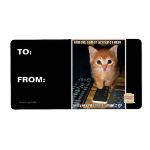 Leger van boze robots etiket