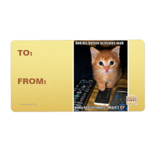 Leger van boze robots etiket