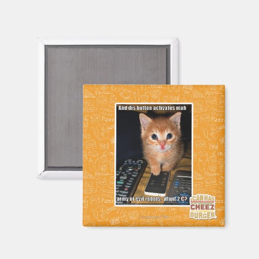 Leger van boze robots magneet (Voorkant / Achterkant)