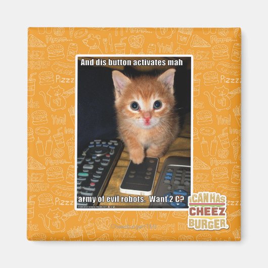 Leger van boze robots magneet (Voorkant)