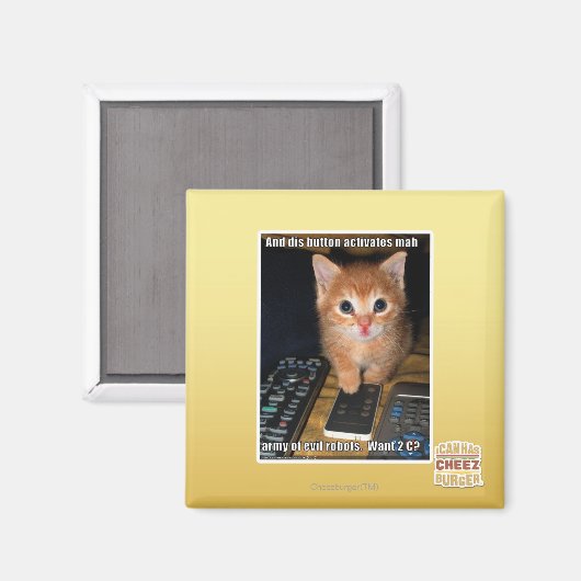 Leger van boze robots magneet (Voorkant / Achterkant)