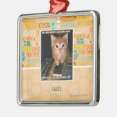 Leger van boze robots metalen ornament (Links)