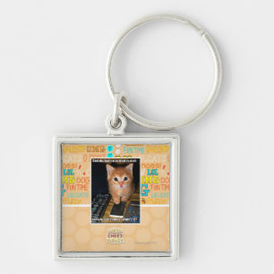 Leger van boze robots sleutelhanger