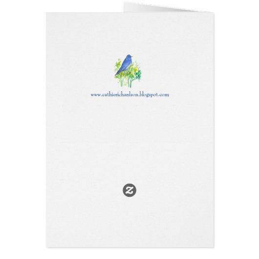 Leger van de bergen Bluebird Nevada (Achterkant)