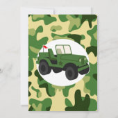 Leger van de Camo Boys Birthday Kaart (Achterkant)