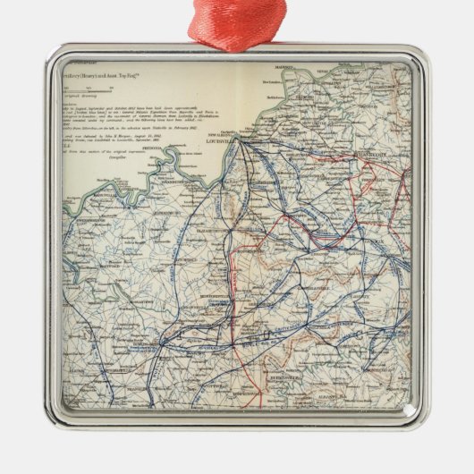 Leger van de Cumberland Metalen Ornament (Voorkant)