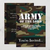 Leger van de Heer, Bijbelse Schrift Camo Kaart (Voorkant / Achterkant)