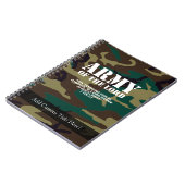 Leger van de Heer, Bijbelse Schrift Camo Notitieboek (Linkerzijde)