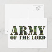 Leger van de Heer Briefkaart (Voorkant / Achterkant)