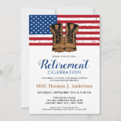 Leger van de militaire aftredingspartij bootst Ame Kaart (Voorkant)