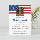 Leger van de militaire aftredingspartij bootst Ame Kaart (Staand voorkant)