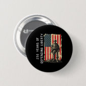 Leger van de VS Patriottische 250e verjaardagspara Ronde Button 5,7 Cm (Voorkant /achterkant)