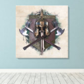 Leger van Dwarves Weaponry Canvas Afdruk (Insitu (Houten vloer))