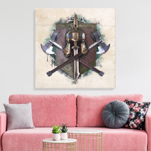 Leger van Dwarves Weaponry Canvas Afdruk (Insitu (Woonkamer))