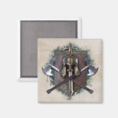 Leger van Dwarves Weaponry Magneet (Voorkant / Achterkant)