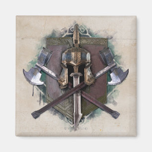 Leger van Dwarves Weaponry Magneet