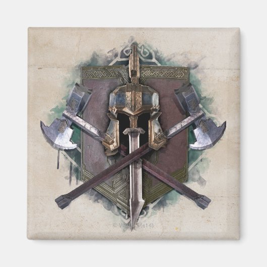 Leger van Dwarves Weaponry Magneet (Voorkant)