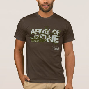 Leger van één t-shirt