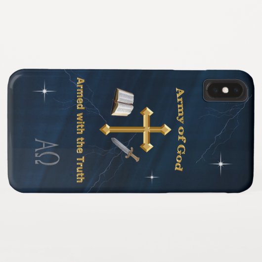 Leger van God Case-Mate iPhone Case (Achterkant (horizontaal))