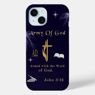 Leger van God iPhone 15 Case